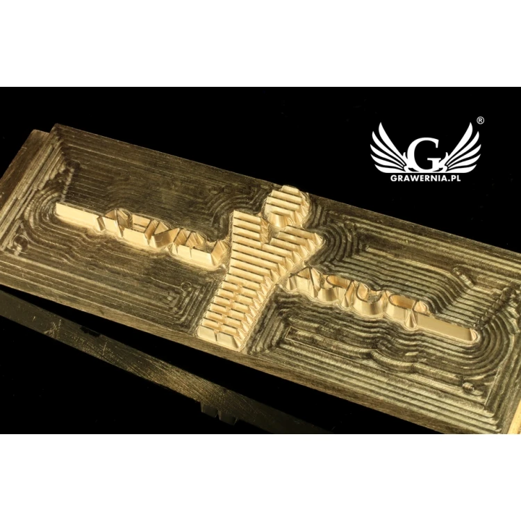 Stampfer zum Prägen von Logos im Heiß- und Kaltverfahren - Matrizengröße: 118x38mm - CNC