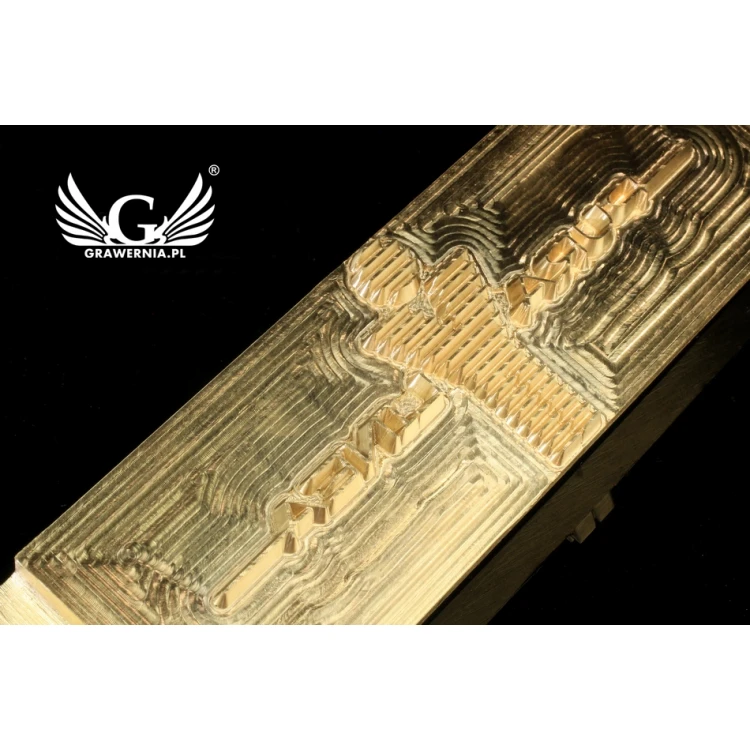Stampfer zum Prägen von Logos im Heiß- und Kaltverfahren - Matrizengröße: 118x38mm - CNC