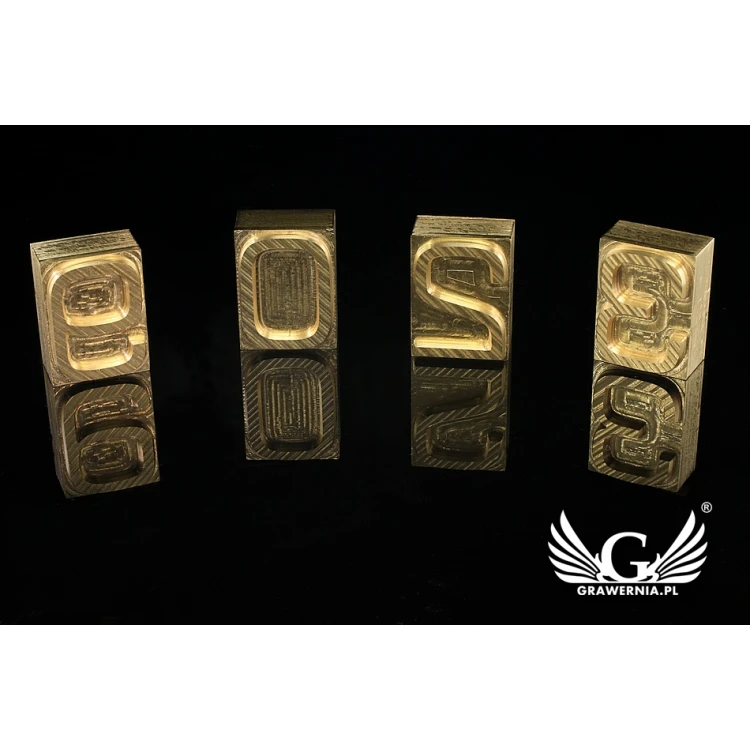Stampfer zum Prägen von Logos im Heiß- und Kaltverfahren - ZAHLEN - Matrizenhöhe: 30mm - CNC