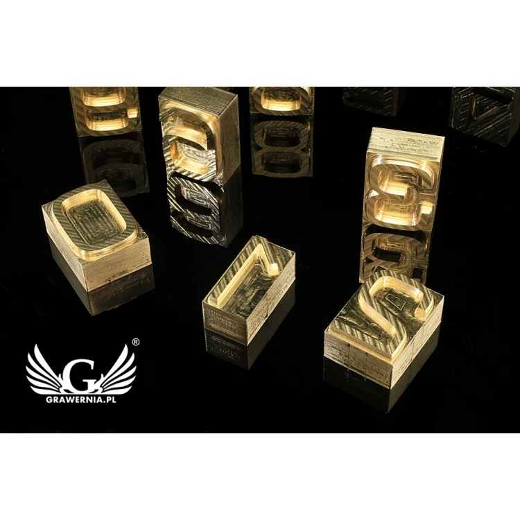 Stampfer zum Prägen von Logos im Heiß- und Kaltverfahren - ZAHLEN - Matrizenhöhe: 30mm - CNC