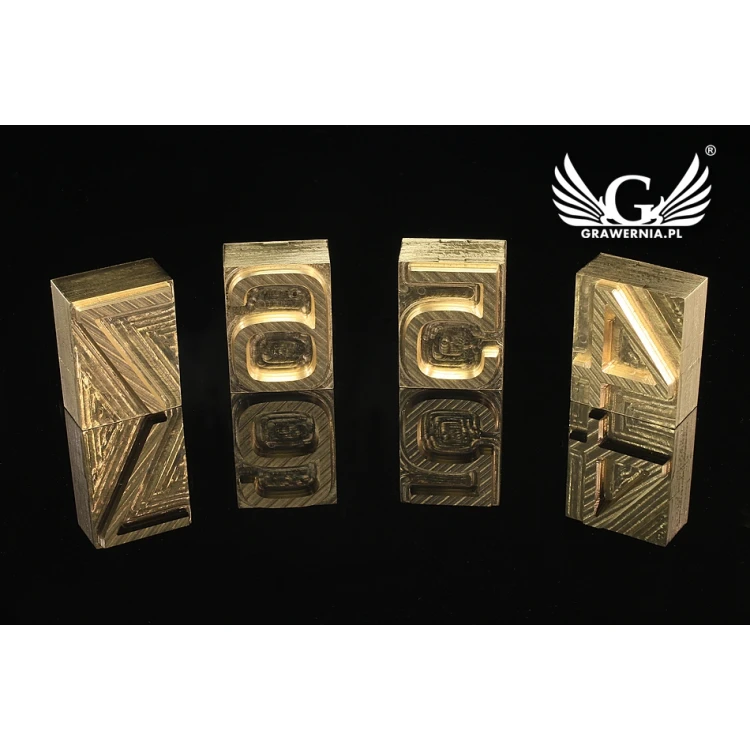 Stampfer zum Prägen von Logos im Heiß- und Kaltverfahren - ZAHLEN - Matrizenhöhe: 30mm - CNC