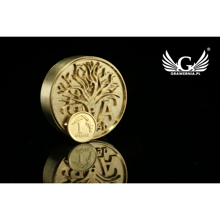 Stempel für Heiß- und Kaltprägung von Logos - Matrizendurchmesser: 42mm - CNC