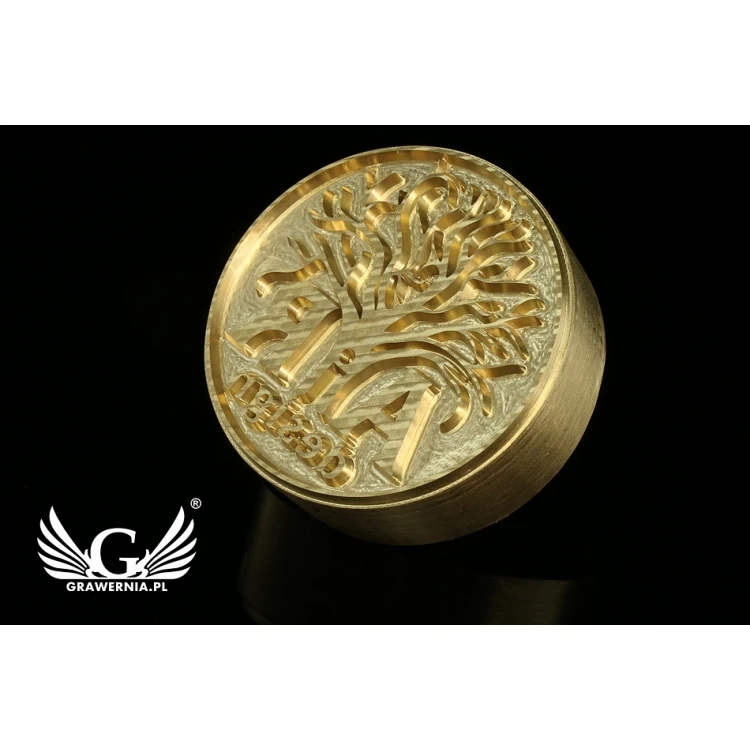 Stempel für Heiß- und Kaltprägung von Logos - Matrizendurchmesser: 42mm - CNC