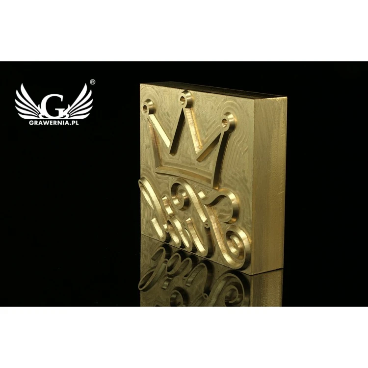 Stampfer zum Prägen von Logos im Heiß- und Kaltverfahren - Matrizengröße: 62x55mm - CNC