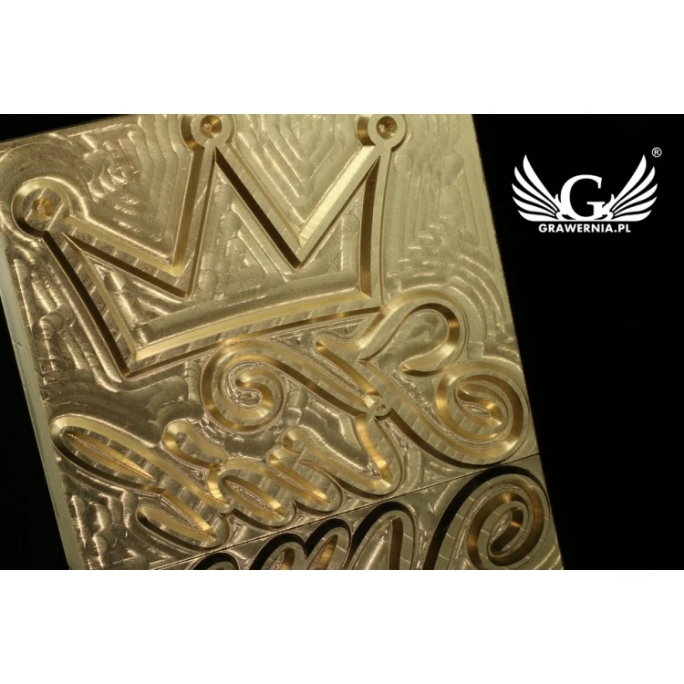 Stampfer zum Prägen von Logos im Heiß- und Kaltverfahren - Matrizengröße: 62x55mm - CNC