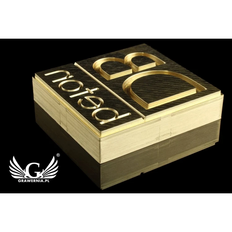 Stampfer zum Prägen von Logos im Heiß- und Kaltverfahren - Matrizengröße: 62x66mm - CNC
