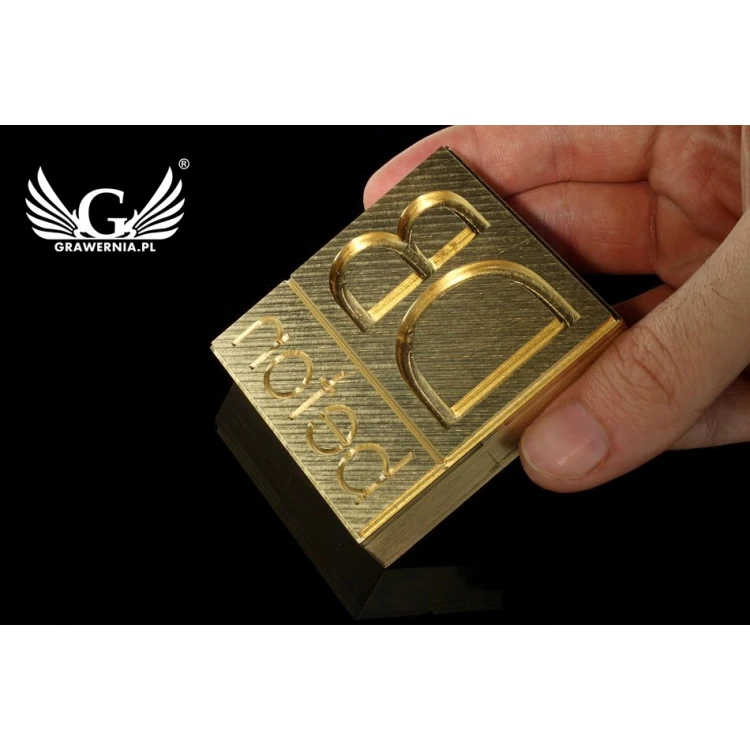 Stampfer zum Prägen von Logos im Heiß- und Kaltverfahren - Matrizengröße: 62x66mm - CNC