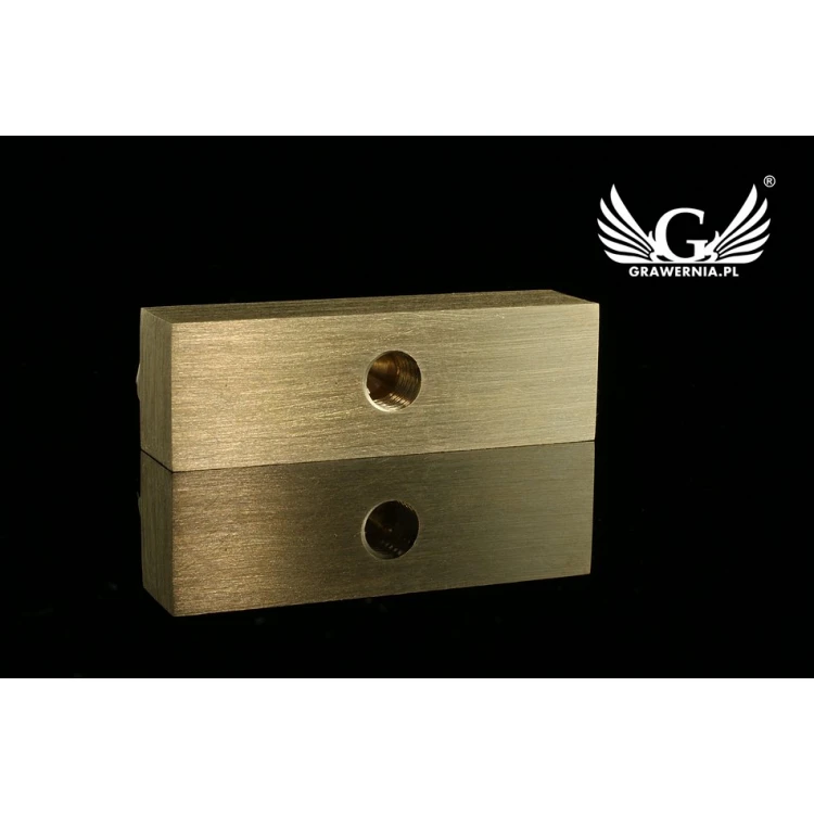 Stampfer zum Prägen von Logos im Heiß- und Kaltverfahren - Matrizengröße: 41x13mm - CNC