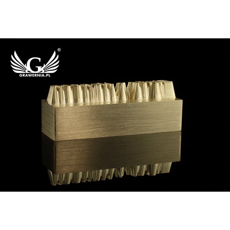 Stampfer zum Prägen von Logos im Heiß- und Kaltverfahren - Matrizengröße: 41x13mm - CNC