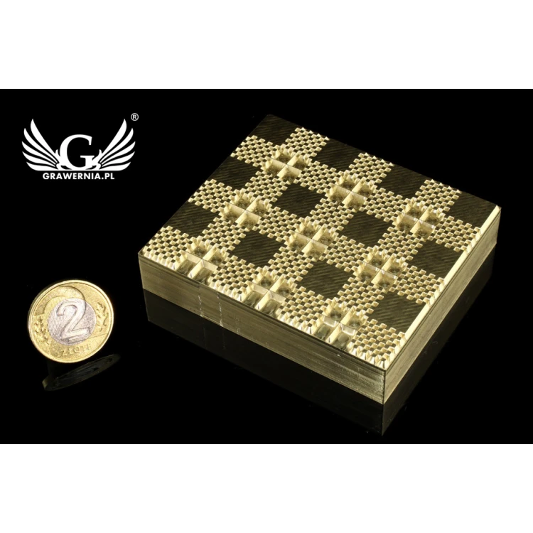 Stampfer zum Prägen von Logos im Heiß- und Kaltverfahren - Matrizengröße: 60x70mm - CNC
