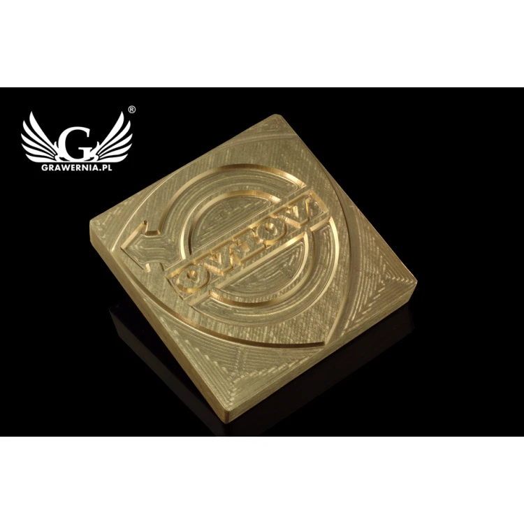 Stampfer zum Prägen von Logos im Heiß- und Kaltverfahren - Matrizengröße: 73x74mm - CNC