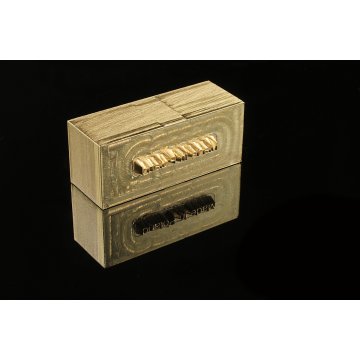 Stempel zum Prägen von Logos im Heiß- und Kaltverfahren - Matrizengröße: 36x15mm - CNC
