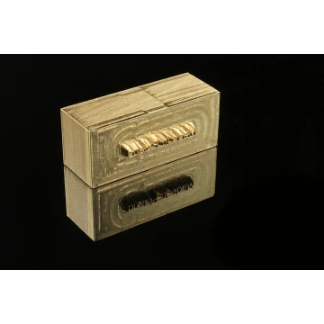 Stempel zum Prägen von Logos im Heiß- und Kaltverfahren - Matrizengröße: 36x15mm - CNC