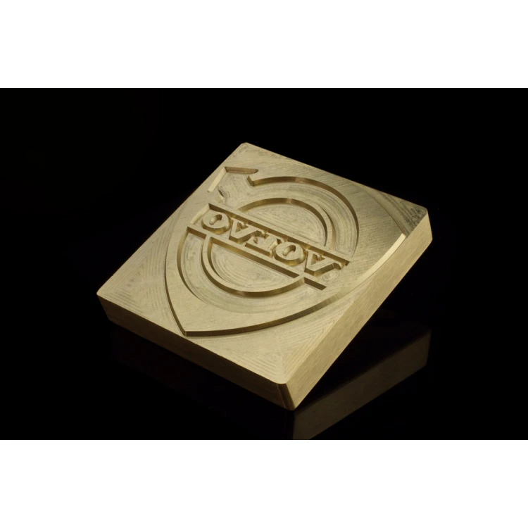 Stampfer zum Prägen von Logos im Heiß- und Kaltverfahren - Matrizengröße: 73x74mm - CNC
