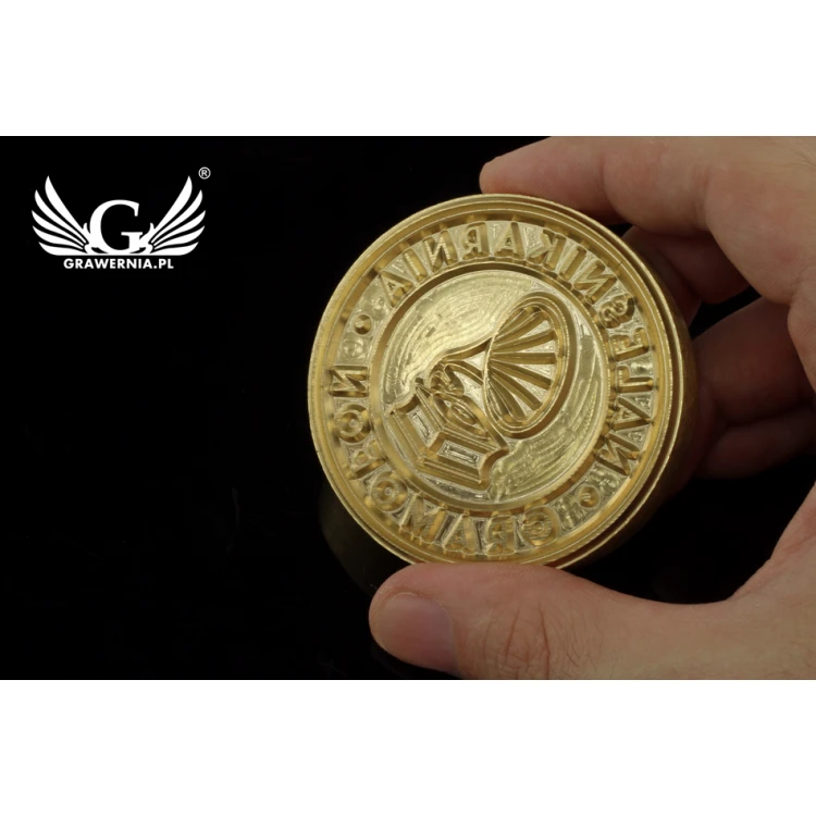 Stempel für Heiß- und Kaltprägung von Logos - Matrizendurchmesser: 63mm - CNC