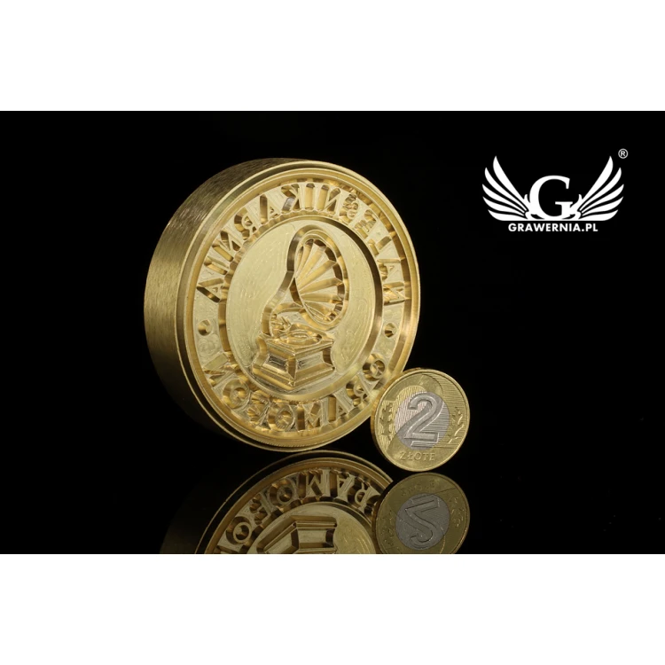 Stempel für Heiß- und Kaltprägung von Logos - Matrizendurchmesser: 63mm - CNC