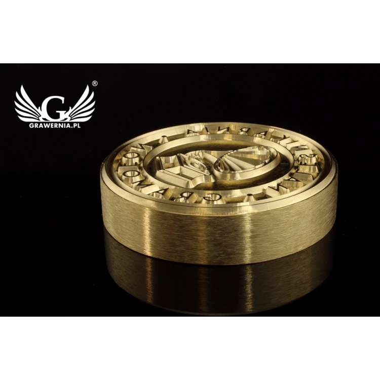 Stempel für Heiß- und Kaltprägung von Logos - Matrizendurchmesser: 63mm - CNC