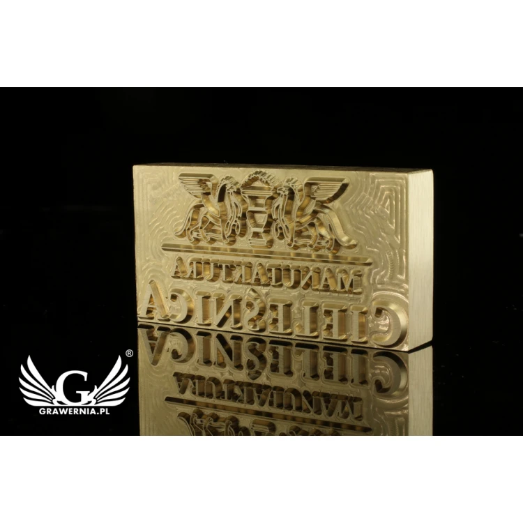 Stampfer zum Prägen von Logos im Heiß- und Kaltverfahren - Matrizengröße: 83x43mm - CNC