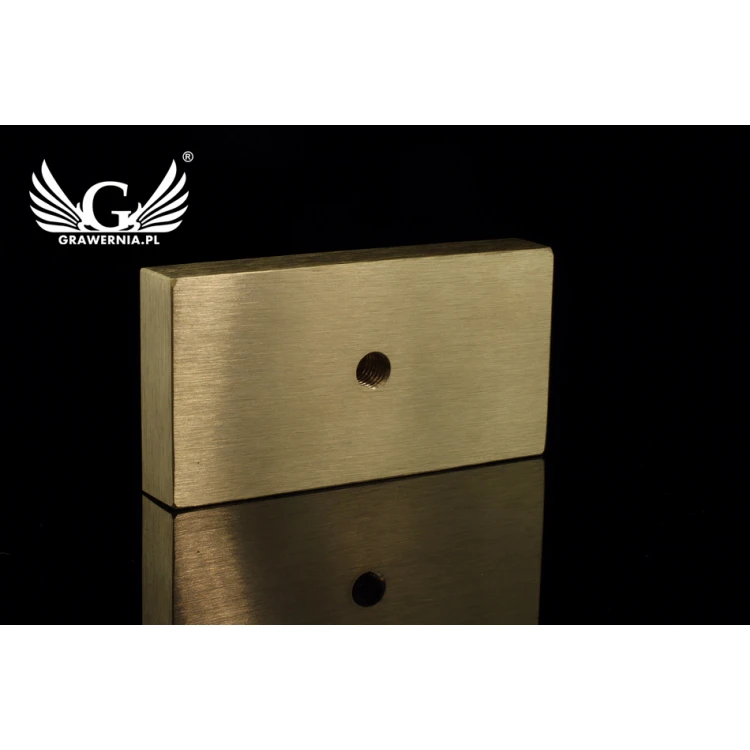 Stampfer zum Prägen von Logos im Heiß- und Kaltverfahren - Matrizengröße: 83x43mm - CNC