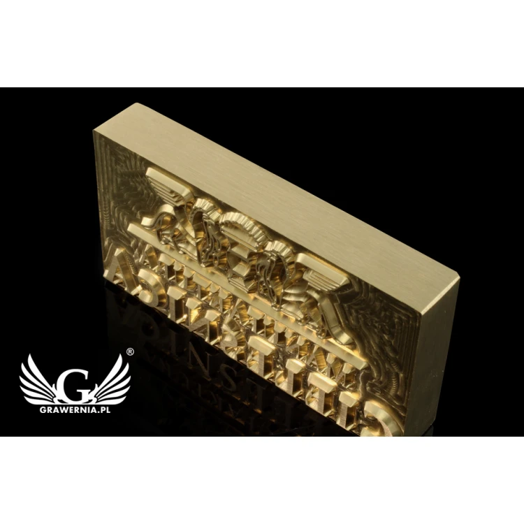 Stampfer zum Prägen von Logos im Heiß- und Kaltverfahren - Matrizengröße: 83x43mm - CNC