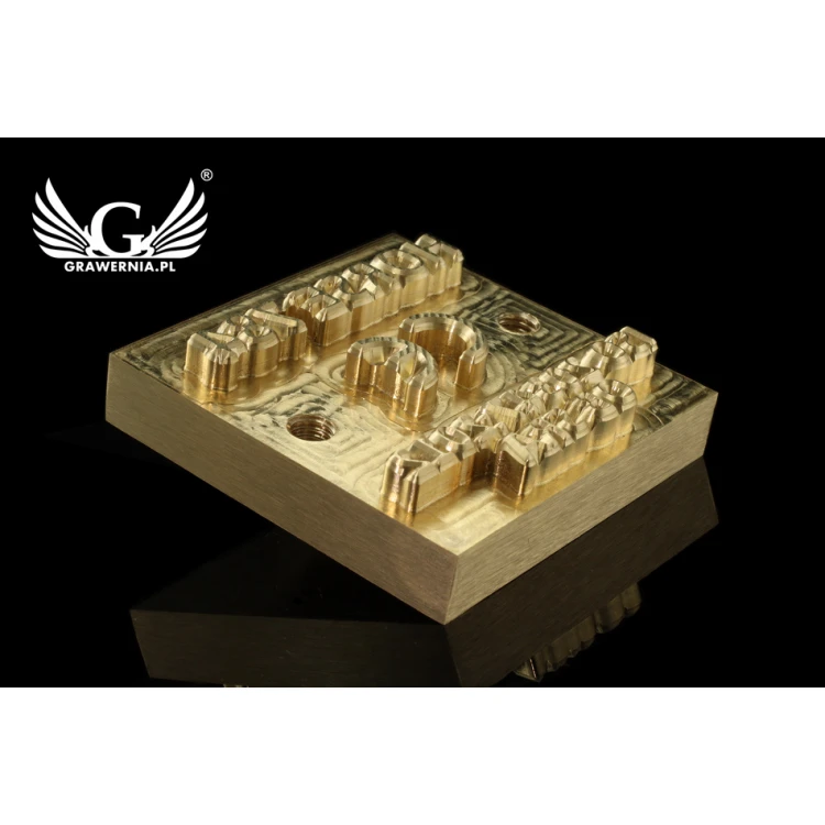 Stampfer zum Prägen von Logos im Heiß- und Kaltverfahren - Matrizengröße: 55x55mm - CNC