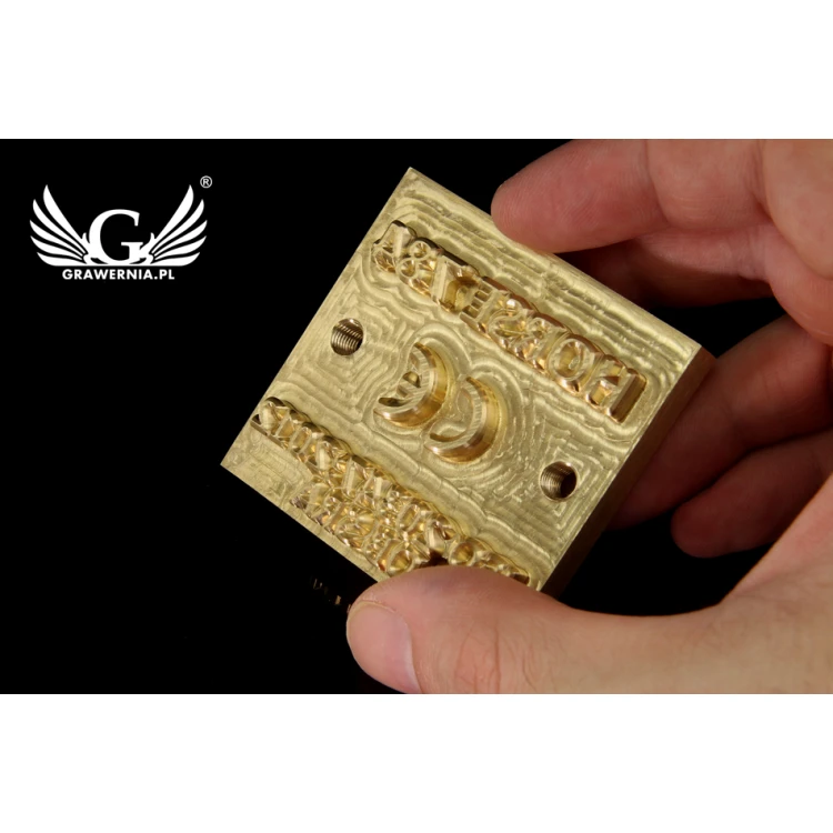 Stampfer zum Prägen von Logos im Heiß- und Kaltverfahren - Matrizengröße: 55x55mm - CNC