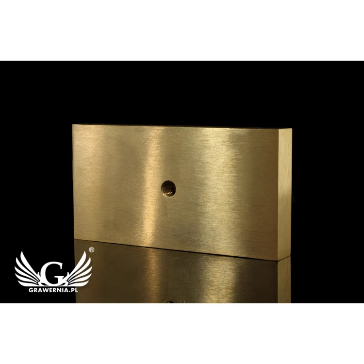 Stempel für Heiß- und Kaltprägung von Logos - Matrizengröße: 103x53mm - CNC
