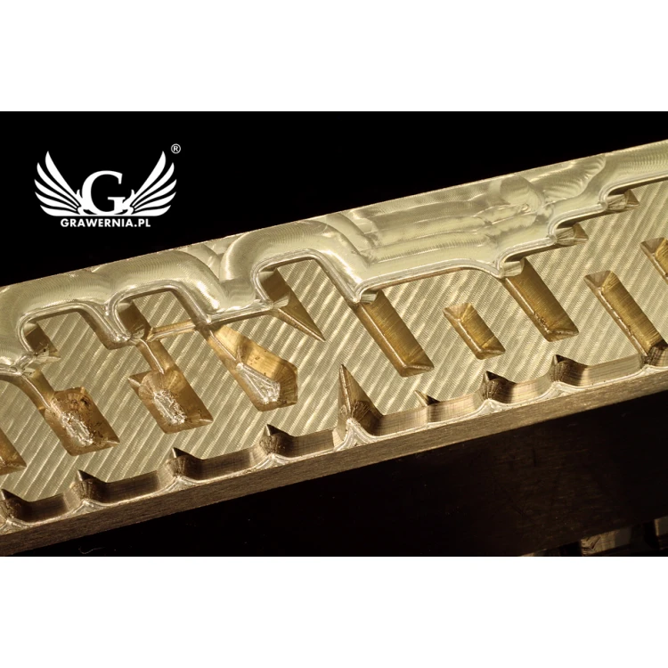 Stampfer zum Prägen von Logos im Heiß- und Kaltverfahren - Matrizengröße: 83x21mm - CNC