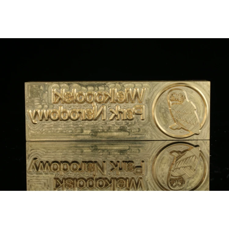 Stampfer zum Prägen von Logos im Heiß- und Kaltverfahren - Matrizengröße: 103x33mm - CNC