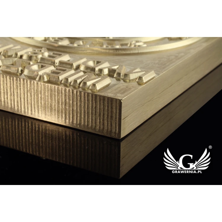 Stempel für Heiß- und Kaltprägung von Logos - Matrizengröße: 100x123mm - CNC