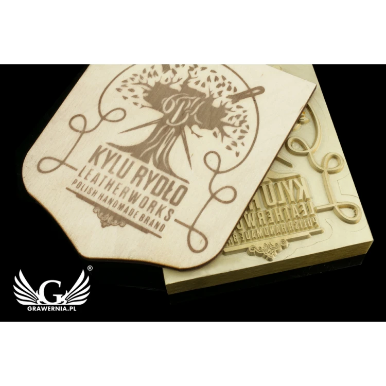 Stampf für das Prägen von Logos im Heiß- und Kaltverfahren - Matrizengröße: 82x93mm - CNC108