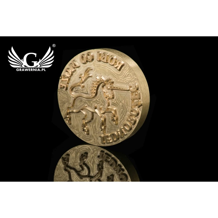 Stempel zum Prägen von Logos im Heiß- und Kaltverfahren - Matrizengröße: 80x80mm - CNC079