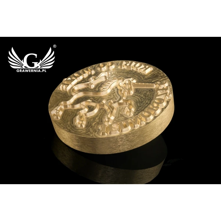 Stempel zum Prägen von Logos im Heiß- und Kaltverfahren - Matrizengröße: 80x80mm - CNC079