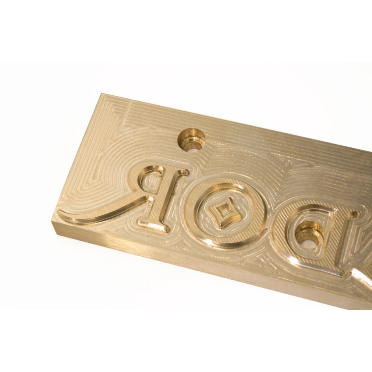 Prägestempel für Heißprägung von Logos - Matrizengröße: 253x56mm - CNC082