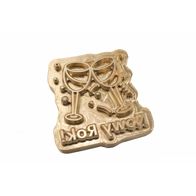 Stampf für das Prägen von Logos im Heiß- und Kaltverfahren - Matrizengröße: 58,7x61mm - CNC083