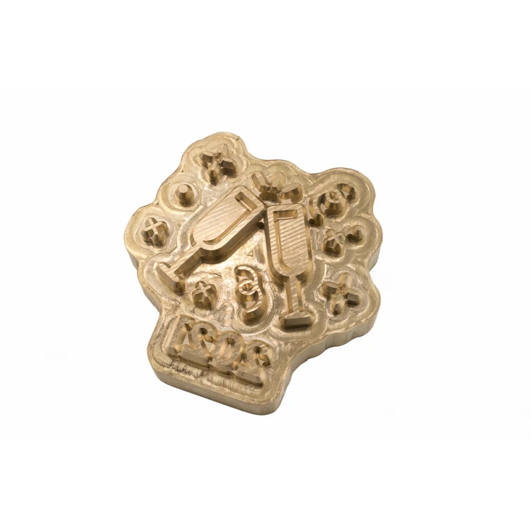 Stampf für das Prägen von Logos im Heiß- und Kaltverfahren - Matrizengröße: 60,8x60,5mm - CNC084