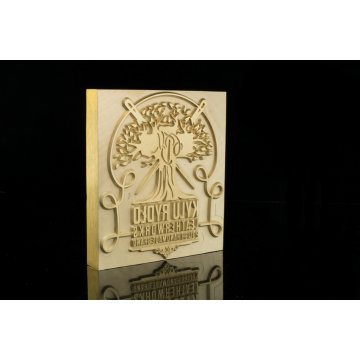 Stampf für das Prägen von Logos im Heiß- und Kaltverfahren - Matrizengröße: 82x93mm - CNC108