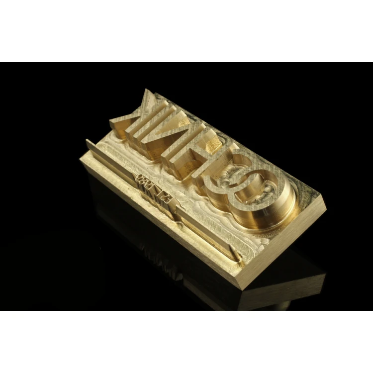 Stempel für Heiß- und Kaltprägung von Logos - Matrizengröße: 55x24mm - CNC