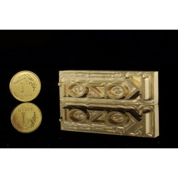 Stampf zum Prägen von Logos im Heiß- und Kaltverfahren - Matrizengröße: 50x15mm - CNC