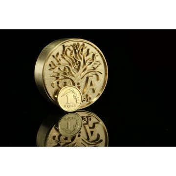 Stempel für Heiß- und Kaltprägung von Logos - Matrizendurchmesser: 42mm - CNC