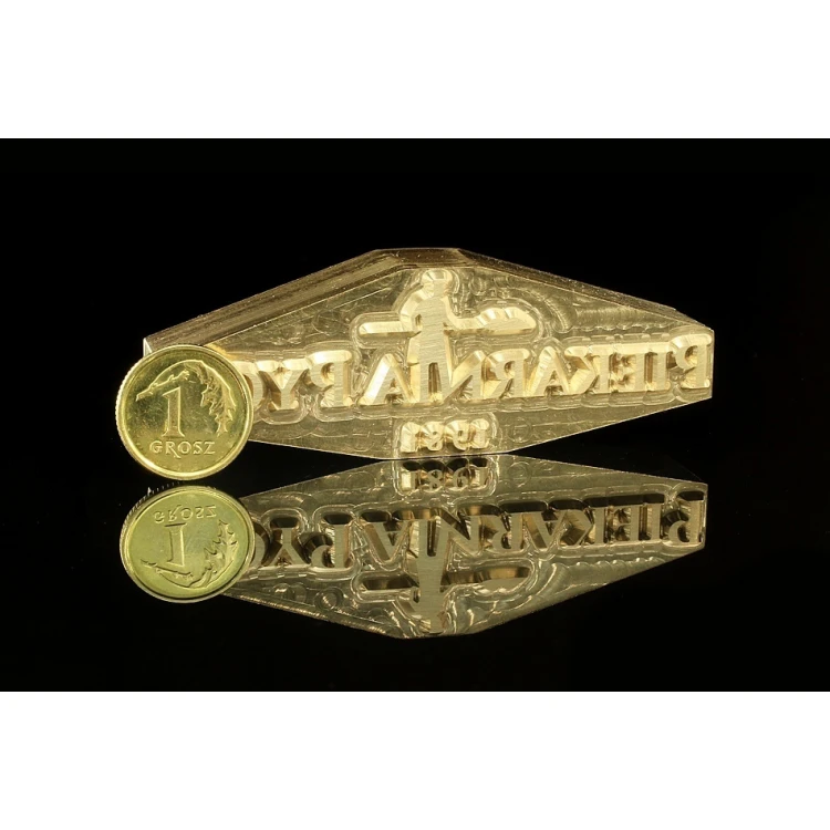 Stempel für Heiß- und Kaltprägung von Logos - Matrizengröße: 67x23mm - CNC