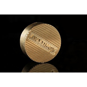 Stempel zum Prägen von Logos im Heiß- und Kaltverfahren - Durchmesser 38mm - CNC
