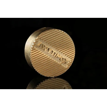 Stempel zum Prägen von Logos im Heiß- und Kaltverfahren - Durchmesser 38mm - CNC