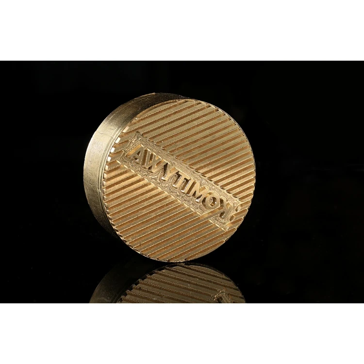Stempel zum Prägen von Logos im Heiß- und Kaltverfahren - Durchmesser 38mm - CNC