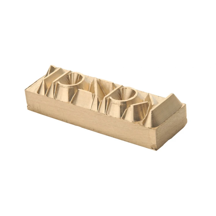 Stampf für das Prägen von Logos im Heiß- und Kaltverfahren - Matrizengröße: 18x6mm - CNC091