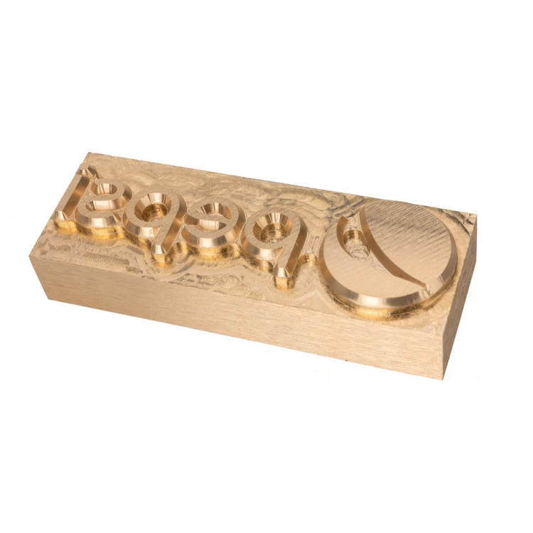 Stampf zum Prägen von Logos im Heiß- und Kaltverfahren - Matrizengröße: 73x28mm - CNC093