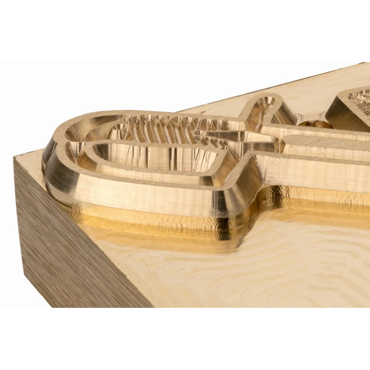 Stampf für das Prägen von Logos im Heiß- und Kaltverfahren - Matrizengröße: 103x90mm - CNC095