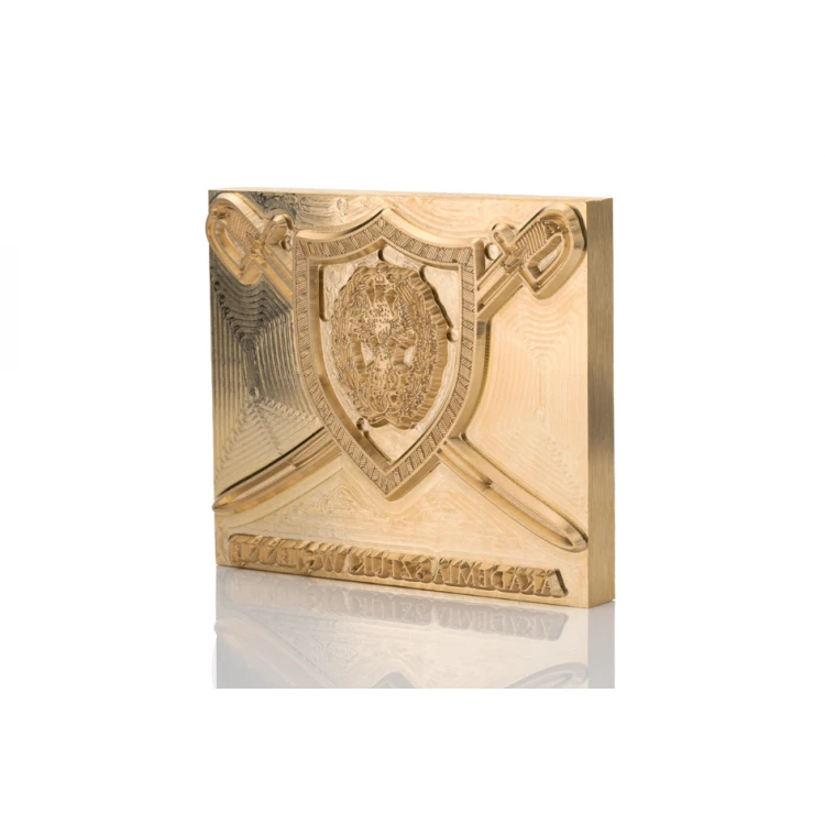 Stampf für das Prägen von Logos im Heiß- und Kaltverfahren - Matrizengröße: 103x90mm - CNC095