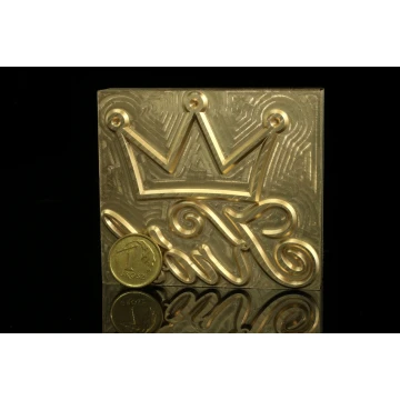 Stampfer zum Prägen von Logos im Heiß- und Kaltverfahren - Matrizengröße: 62x55mm - CNC