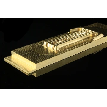 Stampfer zum Prägen von Logos im Heiß- und Kaltverfahren - Matrizengröße: 118x32mm - CNC